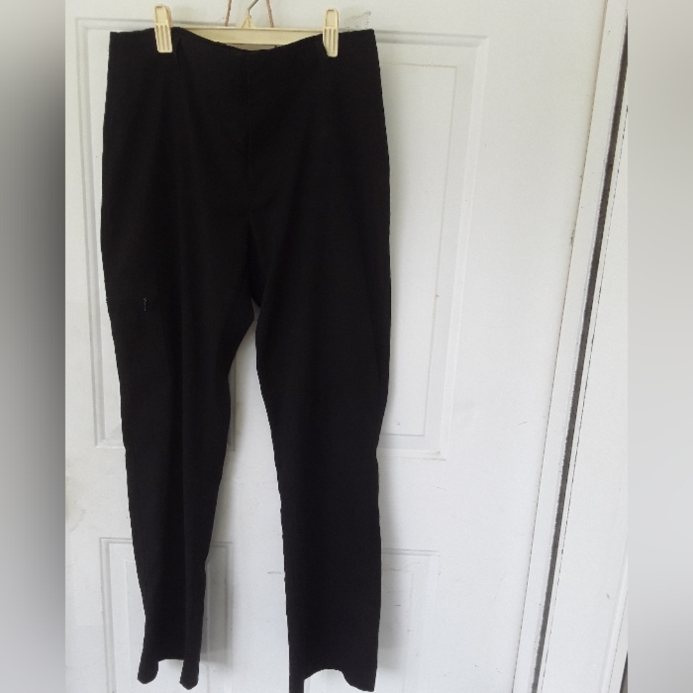 Langenis Black Zipper Pants